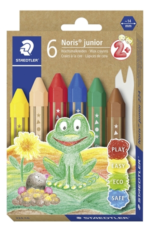 Staedtler Wax Colors Noris Junior Ass (6)